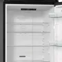 Gorenje ONRK619EBK Old Timer alulfagyasztós kombinált hűtőszekrény, fekete, nofrost, 194 cm, 204/96 l, multiflow, fastfreeze, freshzone