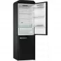 Gorenje ONRK619EBK Old Timer alulfagyasztós kombinált hűtőszekrény, fekete, nofrost, 194 cm, 204/96 l, multiflow, fastfreeze, freshzone