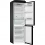 Gorenje ONRK619EBK Old Timer alulfagyasztós kombinált hűtőszekrény, fekete, nofrost, 194 cm, 204/96 l, multiflow, fastfreeze, freshzone