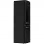 Gorenje ONRK619EBK Old Timer alulfagyasztós kombinált hűtőszekrény, fekete, nofrost, 194 cm, 204/96 l, multiflow, fastfreeze, freshzone