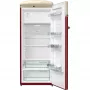 Gorenje OBRB153R VW Retro Bulli hűtőszekrény, bordó, 154 cm, 229/25 l, belső fagyasztórekesz, ionair + dynamicooling, freshzone, led világítás