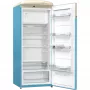 Gorenje OBRB153BL VW Retro Bulli hűtőszekrény, 154 cm, 229/25 l, belső fagyasztórekesz, ionair+dynamicooling, freshzone, led világítás, türkizkék