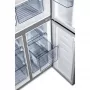 Gorenje NRM8181MX MultiDoor hűtőszekrény, szürke, nofrost, multiflow 360°, twistice jégtálca, freshzone, 181,6 cm, 278/149 l