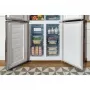 Gorenje NRM8181MX MultiDoor hűtőszekrény, szürke, nofrost, multiflow 360°, twistice jégtálca, freshzone, 181,6 cm, 278/149 l