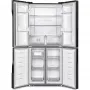 Gorenje NRM818FMB MultiDoor hűtőszekrény, fekete, nofrost, multiflow 360°, twistice jégtálca, freshzone, 181,6 cm, 278/149 l