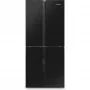 Gorenje NRM818FMB MultiDoor hűtőszekrény, fekete, nofrost, multiflow 360°, twistice jégtálca, freshzone, 181,6 cm, 278/149 l