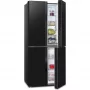Gorenje NRM818FMB MultiDoor hűtőszekrény, fekete, nofrost, multiflow 360°, twistice jégtálca, freshzone, 181,6 cm, 278/149 l