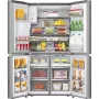 Gorenje NRM918FVX MultiDoor hűtőszekrény, szürke, nofrost, multiflow 360°, víz- és jégadagoló, freshzone, convertzone, 178,5 cm, 352/233 l