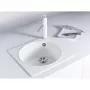 Blanco LINEE-S Silgranit mosogató csaptelep, kihúzható csapfejjel, fémbevonatú zuhanycső, magasnyomású /fehér/