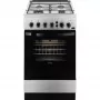Zanussi ZCG512K1XA gáztűzhely, 50 cm, hőfokszabályzó, grill, forgónyárs, percszámlálás, sütővilágítás, üvegtető, inox