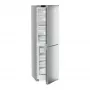 Liebherr CNsfd 5724 alulfagyasztós kombinált hűtőszekrény, ezüst, 201,5cm, nofrost, duocooling, érintővezérlés, easytwist-ice, easyfresh, freshair szűrő, led