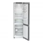 Liebherr CNsdc 5723 alulfagyasztós kombinált hűtőszekrény, ezüst, 201,5cm, nofrost, duocooling, érintővezérlés, easytwist-ice, easyfresh, freshair szűrő, led