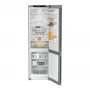 Liebherr CNsdc 5723 alulfagyasztós kombinált hűtőszekrény, ezüst, 201,5cm, nofrost, duocooling, érintővezérlés, easytwist-ice, easyfresh, freshair szűrő, led