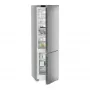 Liebherr CNsdc 5723 alulfagyasztós kombinált hűtőszekrény, ezüst, 201,5cm, nofrost, duocooling, érintővezérlés, easytwist-ice, easyfresh, freshair szűrő, led