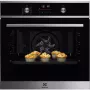 Electrolux EOD6P76X SteamBake beépíthető elektromos sütő, 72 l, pirolitikus tisztítás, softclosing, teleszkópos sütősín, automata programok