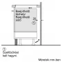 T56BT60N0 Beépítési méretrajz
