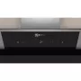 Neff D95IPP1N0 fali döntött páraelszívó, 90 cm, fekete, 714 m³/óra, 3+2 fokozat, touchcontrol, efficient drive motor, led világítás