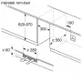 KU9202HF0 Beépítési méretrajz