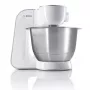 Bosch MUM54251 konyhai robotgép, fehér, 3d-s keverés, dagasztókar, keverőszár, habverő, 3 féle szeletelő és reszelőkorong , 900 w