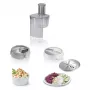 Bosch MUM54251 konyhai robotgép, fehér, 3d-s keverés, dagasztókar, keverőszár, habverő, 3 féle szeletelő és reszelőkorong , 900 w