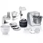 Bosch MUM5824C konyhai robotgép, fehér, 3d-s keverés, dagasztókar, keverőszár, habverő, 3 féle szeletelő/reszelőkorong, 1000 w
