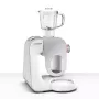 Bosch MUM5824C konyhai robotgép, fehér, 3d-s keverés, dagasztókar, keverőszár, habverő, 3 féle szeletelő/reszelőkorong, 1000 w