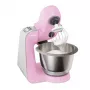 Bosch MUM58K20 konyhai robotgép, rózsaszín, 3d-s keverés, dagasztókar, keverőszár, habverő, 3 féle szeletelő/reszelőkorong, 1000 w
