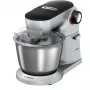 Bosch MUM9B34S27 konyhai robotgép, ezüst, 3d-s keverés, dagasztókar, keverőszár, habverő, húsdaráló, smartdough szenzor, 1400 w