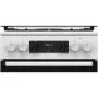 Gorenje GKS5C70WF kombinált tűzhely, 50 cm, gőzprogramok, led kijelző, teleszkópos sütősín, aquaclean, airfry, üveg dísztető, fehér