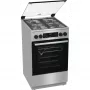 Gorenje GKS5C70XF kombinált tűzhely, 50 cm, gőzprogramok, led kijelző, teleszkópos sütősín, katalitikus, airfry, üveg dísztető, inox