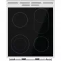Gorenje GECS5C70WA elektromos tűzhely, 50 cm, gőzfunkcióval, fehér, katalitikus tisztítás, airfry, teleszkópos sütősín, időzítő