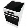 Gorenje GECS5C70WA elektromos tűzhely, 50 cm, gőzfunkcióval, fehér, katalitikus tisztítás, airfry, teleszkópos sütősín, időzítő