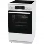 Gorenje GECS5C70WA elektromos tűzhely, 50 cm, gőzfunkcióval, fehér, katalitikus tisztítás, airfry, teleszkópos sütősín, időzítő