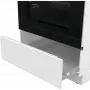 Gorenje GEC5C42WG elektromos tűzhely, 50 cm, fehér, silvermatte zománc, homemadeplus sütőtér, teleszkópos sütősín, időzítő
