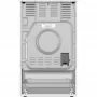 Gorenje GEC5C42WG elektromos tűzhely, 50 cm, fehér, silvermatte zománc, homemadeplus sütőtér, teleszkópos sütősín, időzítő
