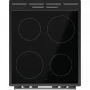 Gorenje GEC5C41SG elektromos tűzhely, 50 cm, szürke, silvermatte zománc, homemadeplus sütőtér, teleszkópos sütősín, időzítő