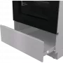 Gorenje GEC5C41SG elektromos tűzhely, 50 cm, szürke, silvermatte zománc, homemadeplus sütőtér, teleszkópos sütősín, időzítő