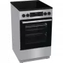 Gorenje GEC5C41SG elektromos tűzhely, 50 cm, szürke, silvermatte zománc, homemadeplus sütőtér, teleszkópos sütősín, időzítő