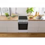 Gorenje GEC5A41WG elektromos tűzhely, 50 cm, fehér, silvermatte zománc, pizza funkció, gyors előmelegítés funkció, 62 literes sütőtér