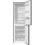 Gorenje N6A2XL4 alulfagyasztós kombinált hűtőszekrény, inoxlook, nofrost, 185 cm, 204/96 l, multiflow, adapttech, fastfreeze, crispzone