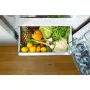 Gorenje N6A2XL4 alulfagyasztós kombinált hűtőszekrény, inoxlook, nofrost, 185 cm, 204/96 l, multiflow, adapttech, fastfreeze, crispzone