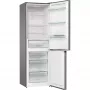 Gorenje N6A2XL4 alulfagyasztós kombinált hűtőszekrény, inoxlook, nofrost, 185 cm, 204/96 l, multiflow, adapttech, fastfreeze, crispzone