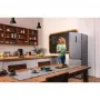 Gorenje N6A2XL4 alulfagyasztós kombinált hűtőszekrény, inoxlook, nofrost, 185 cm, 204/96 l, multiflow, adapttech, fastfreeze, crispzone