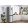 Gorenje N6A2XL4 alulfagyasztós kombinált hűtőszekrény, inoxlook, nofrost, 185 cm, 204/96 l, multiflow, adapttech, fastfreeze, crispzone