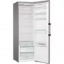 Gorenje R619EAXL6 hűtőszekrény, inox, 185 cm, 398 l, adapttech, freshzone, crispzone, digitális kijelző az ajtón