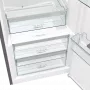 Gorenje R619EAXL6 hűtőszekrény, inox, 185 cm, 398 l, adapttech, freshzone, crispzone, digitális kijelző az ajtón