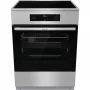 Gorenje GEIT6C60XPG indukciós tűzhely, 60 cm, 71 l, inox, 4 indukciós zóna, bridgezone, powerboost, teleszkópos sütősín