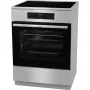 Gorenje GEIT6C60XPG indukciós tűzhely, 60 cm, 71 l, inox, 4 indukciós zóna, bridgezone, powerboost, teleszkópos sütősín