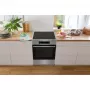 Gorenje GEIT6C60XPG indukciós tűzhely, 60 cm, 71 l, inox, 4 indukciós zóna, bridgezone, powerboost, teleszkópos sütősín