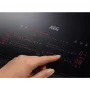 AEG IKE85753IB beépíthető indukciós főzőlap, 80 cm, dupla bridge, booster funkció, ökotimer, hob2hood, automatikus kikapcsolás funkció, időzítő
